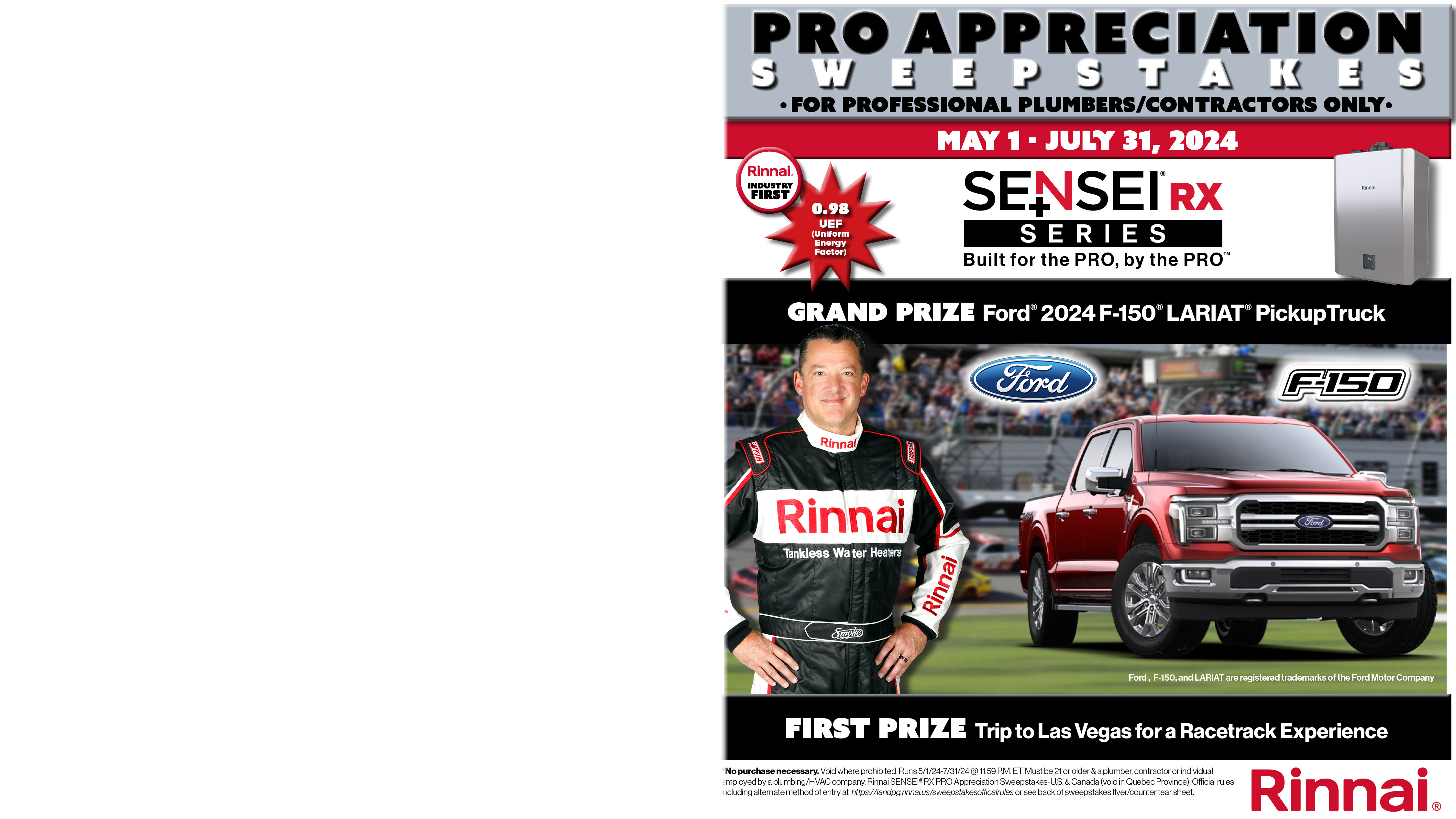 SENSEI RX Sweepstakes starts May 1, 2024 (PROs ONLY)